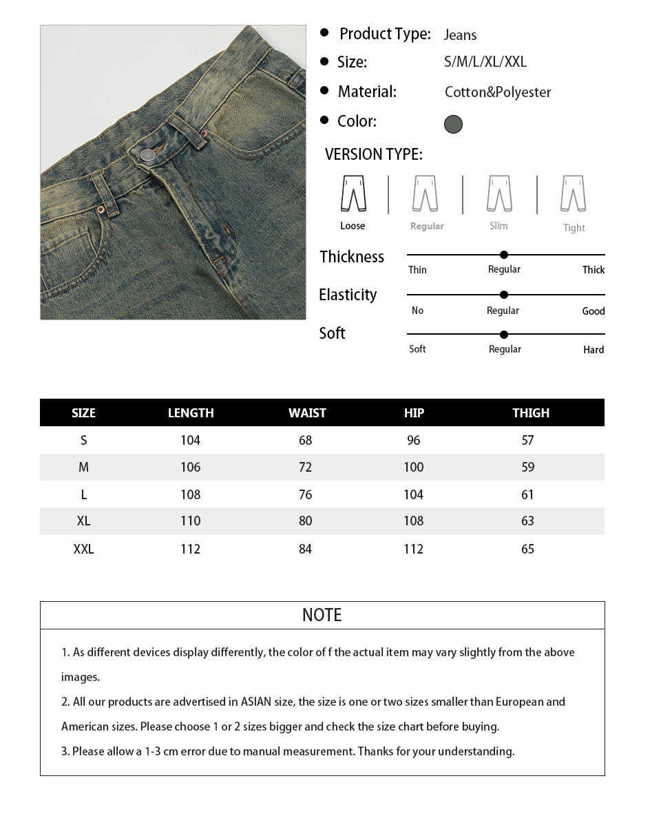 Straight-legged Washed Denim Jeans PinkLimes Trending Streetwear