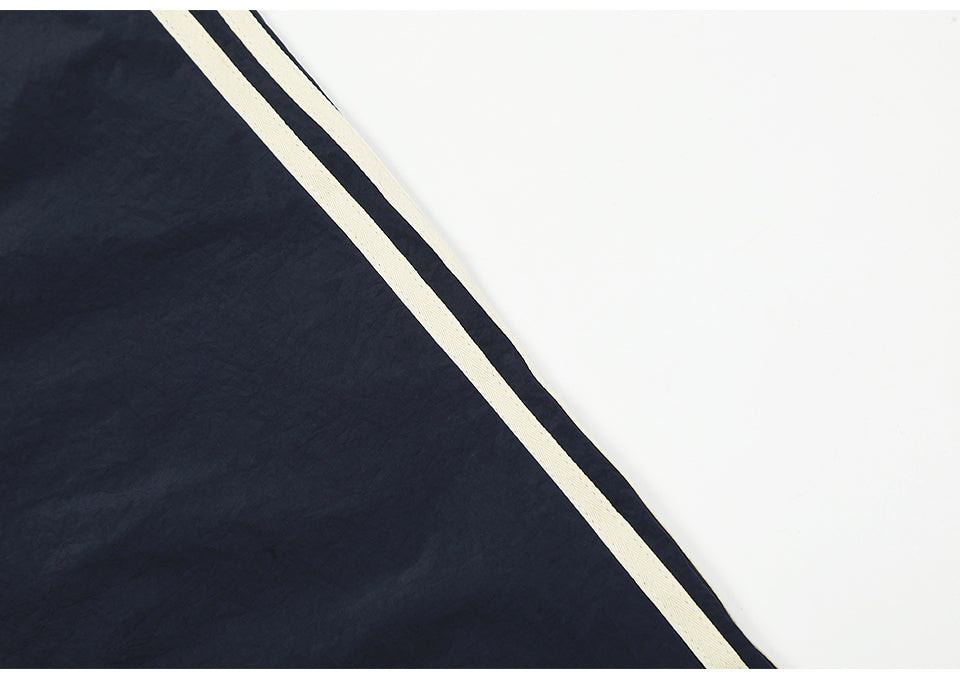 Contrast Side Stripe Track Cargo Pants PinkLimes Trending Streetwear