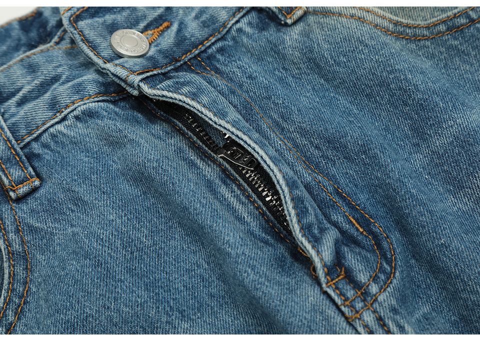 Loose Distressed Jeans PinkLimes Trending Streetwear
