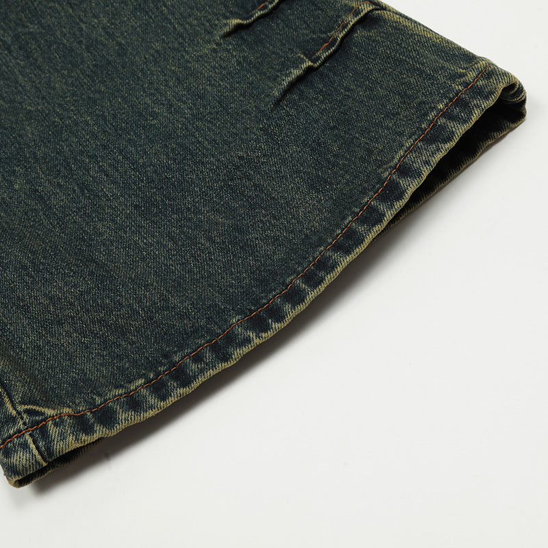 Patchwork Pocket Distressed Denim Jeans PinkLimes Trending Streetwear