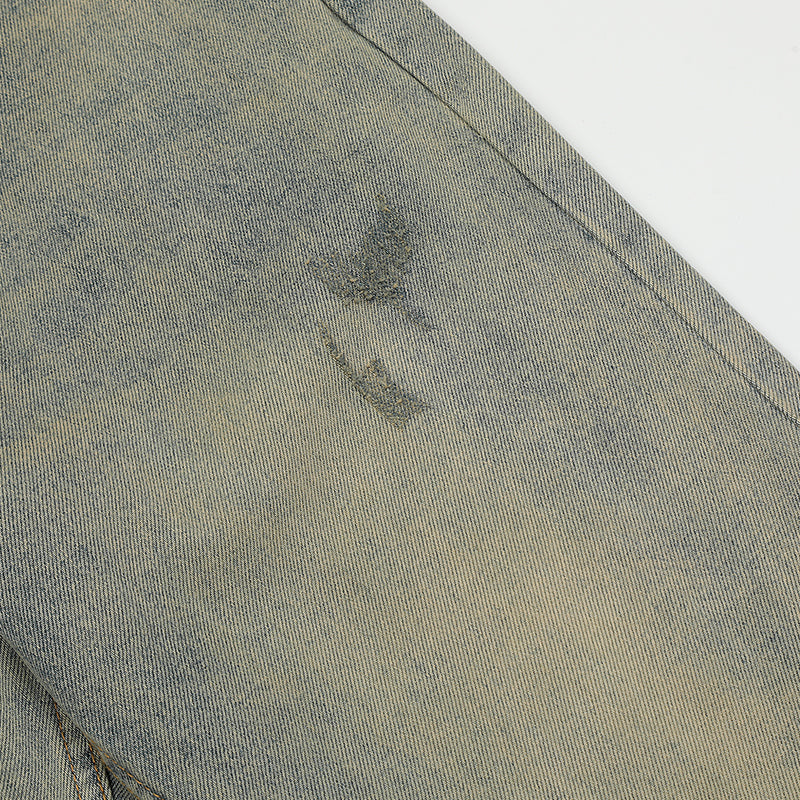 Flared Ripped Jeans - Streetwear Denim Trousers PinkLimes Trending Streetwear