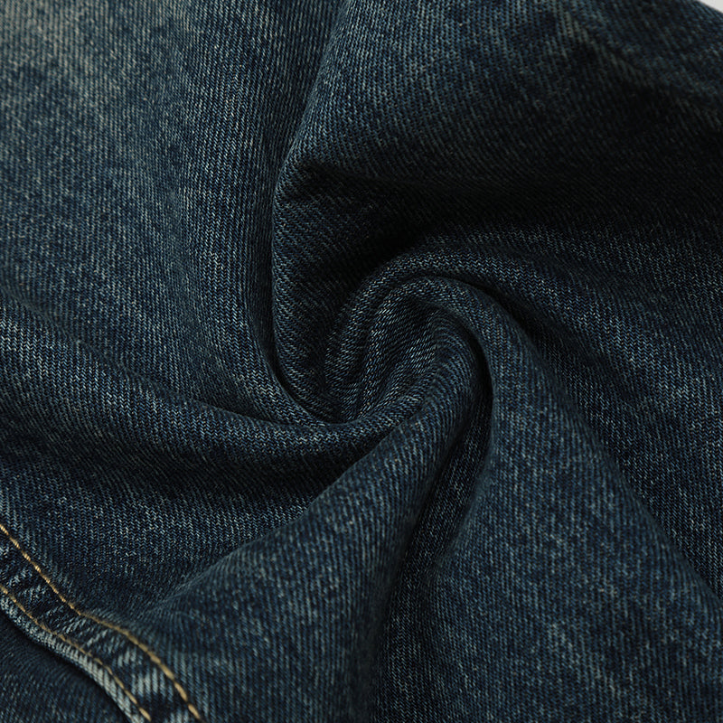Flared Faded Blue Jeans PinkLimes Trending Streetwear