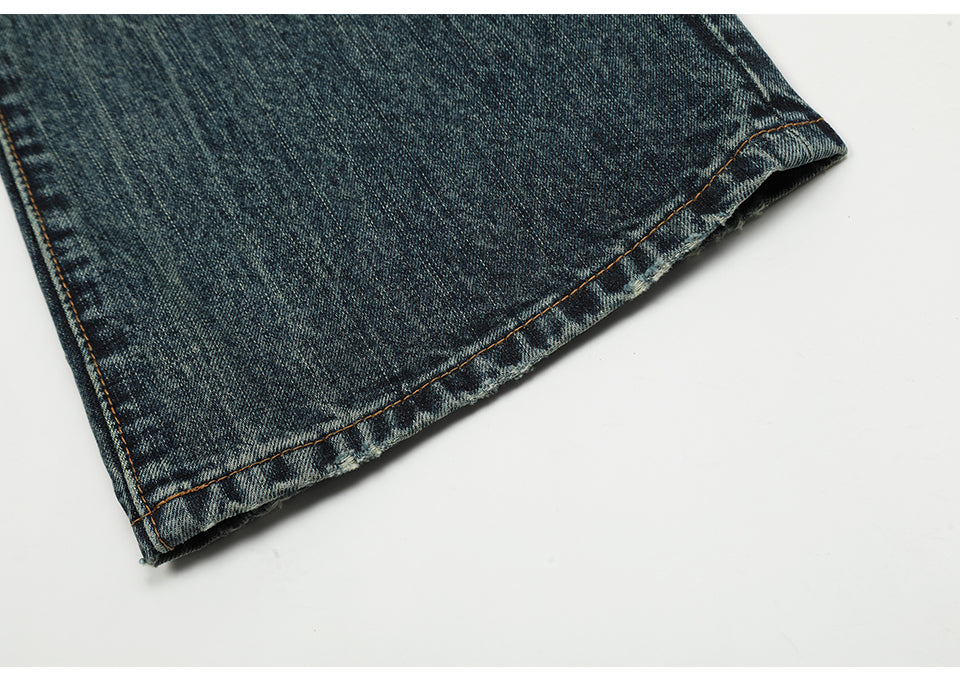 Ripped Blue Streetwear Denim Jeans PinkLimes Trending Streetwear