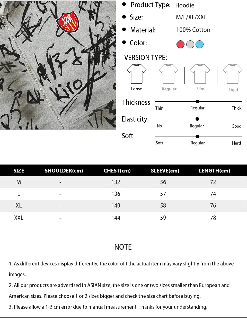 126 Zip-Up Hoodie Shirts & Tops PinkLimes Trending Streetwear