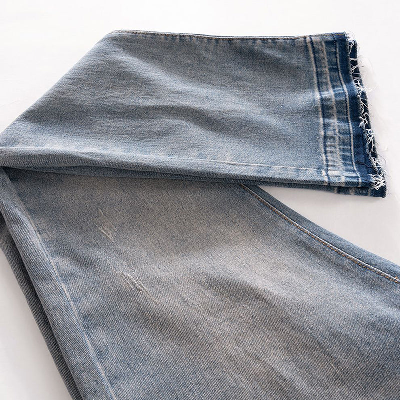 Contrast Pocket Vintage Jeans PinkLimes Trending Streetwear