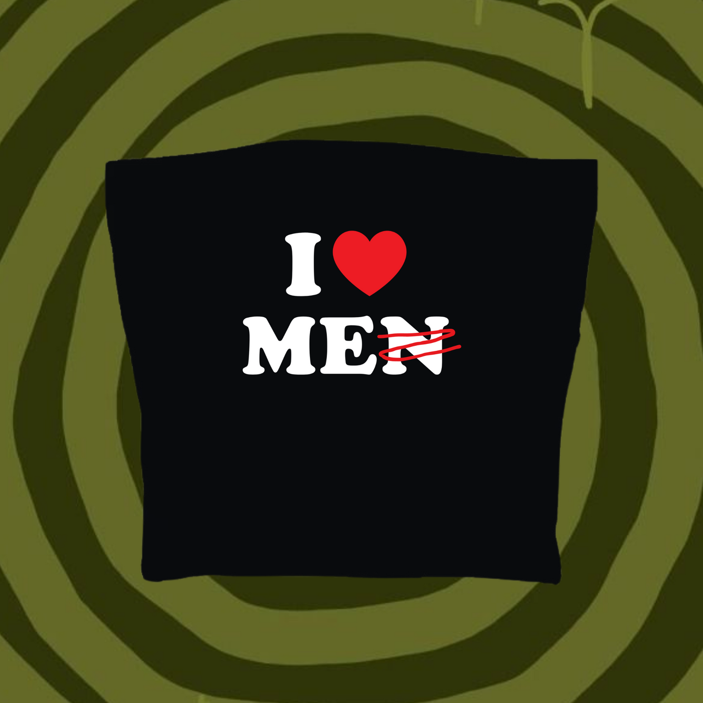 I Love Me Tube Top Black Shirts & Tops PinkLimes Trending Streetwear