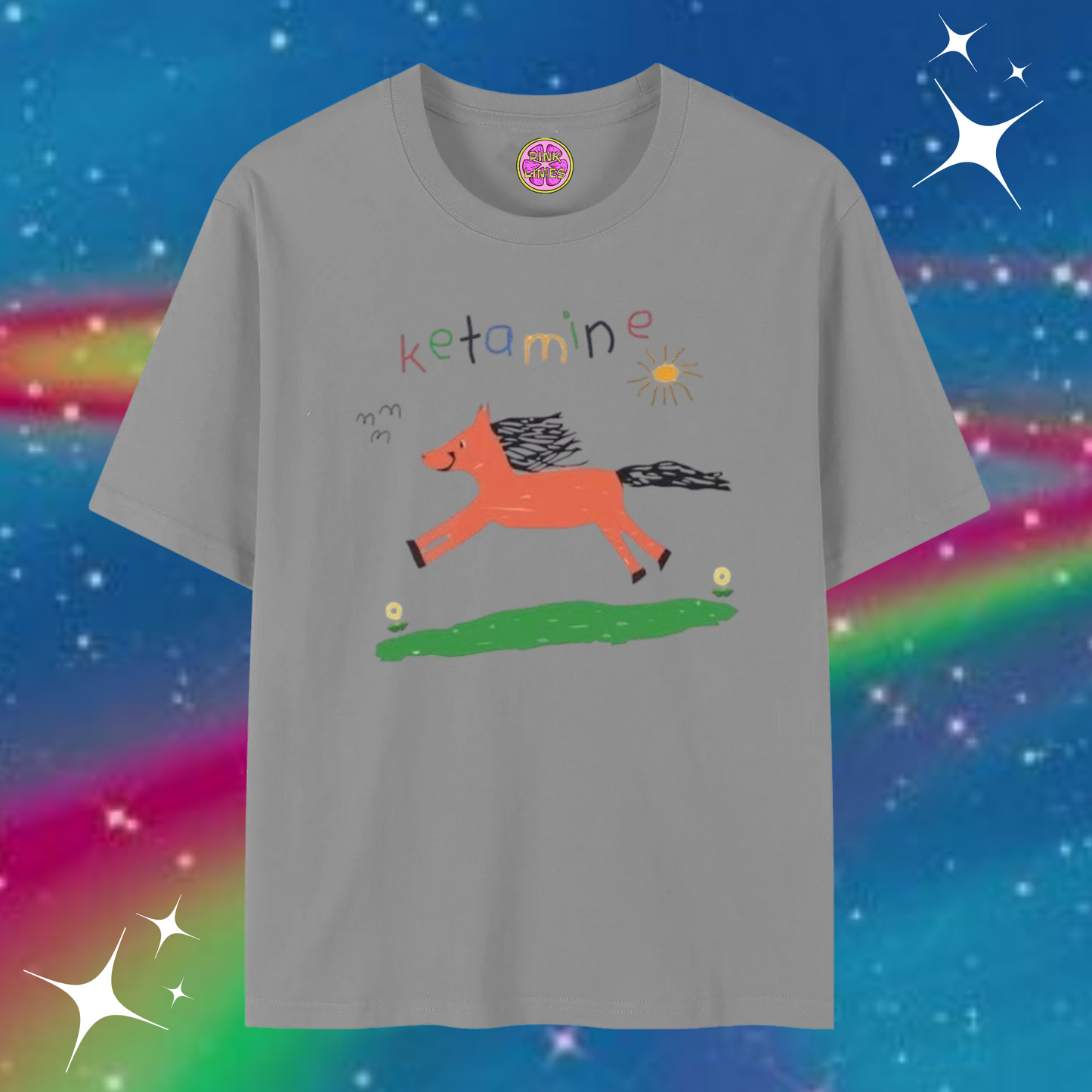 K*tamine Baggy Tee Gray Shirts & Tops PinkLimes Trending Streetwear