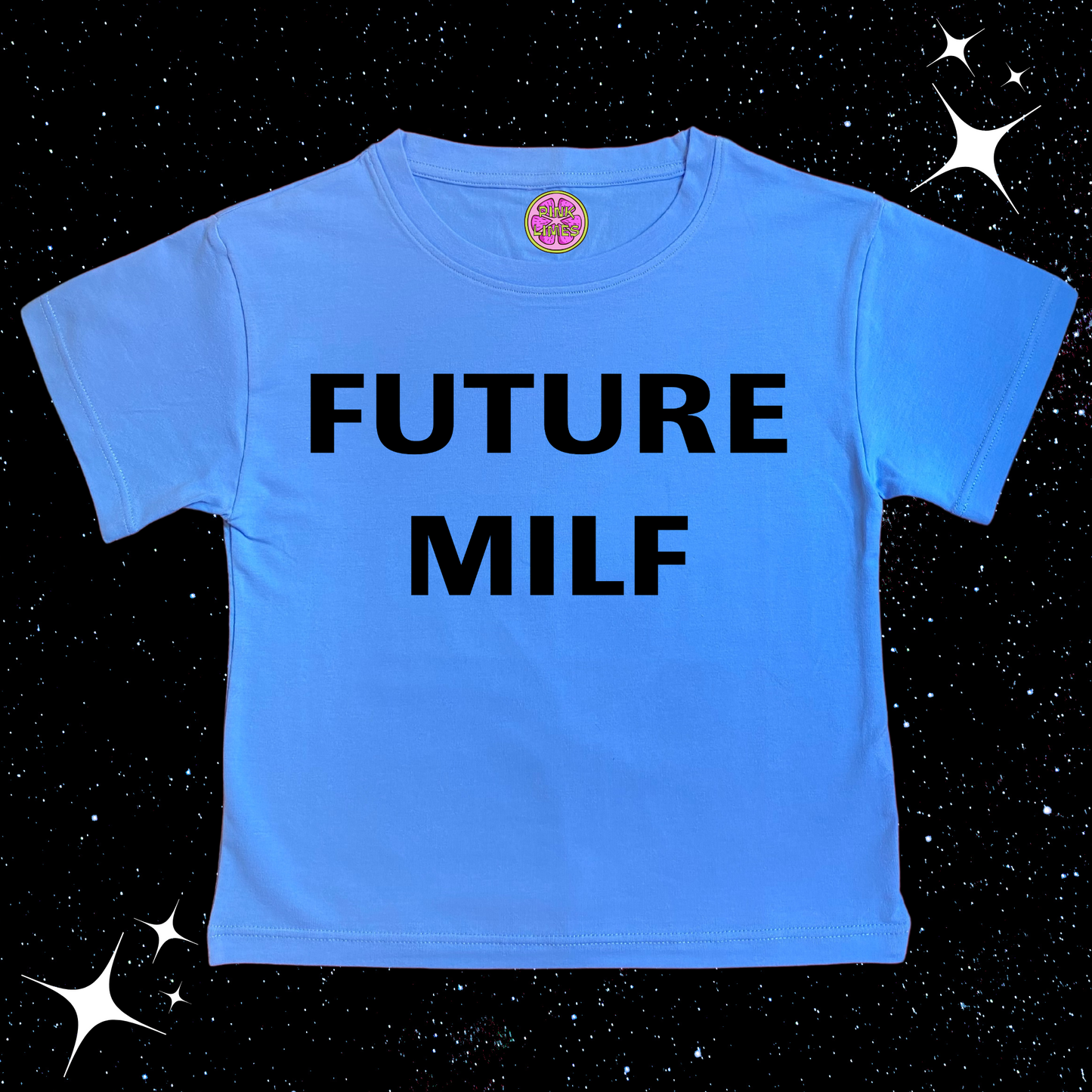 Future MILF Crop Tee Shirts & Tops PinkLimes Trending Streetwear
