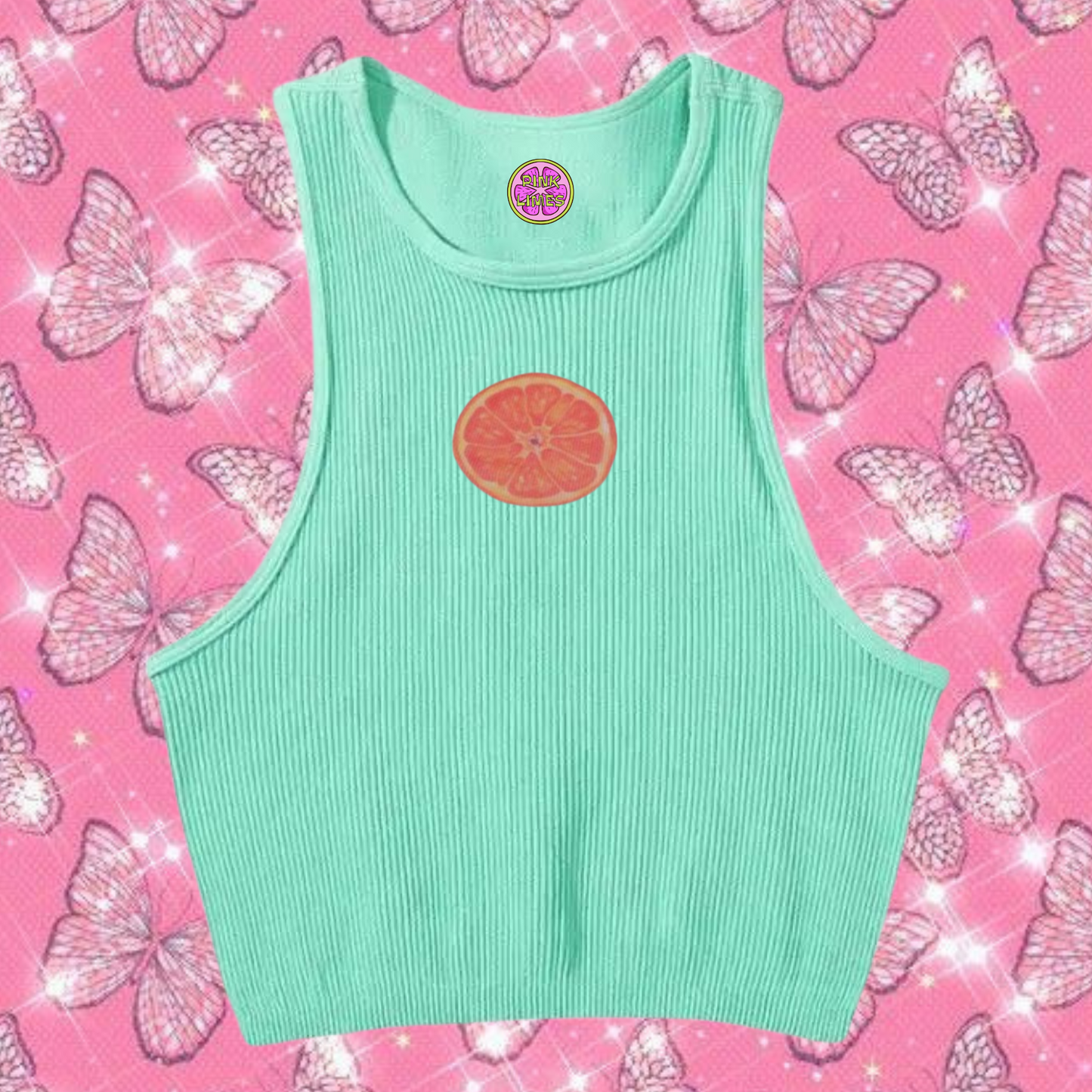 Lime Tank Top Mint Green Shirts & Tops PinkLimes Trending Streetwear