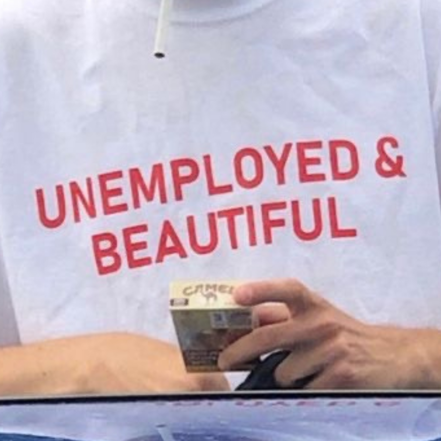 Unemployed & Beautiful Baggy Tee Shirts & Tops PinkLimes Trending Streetwear