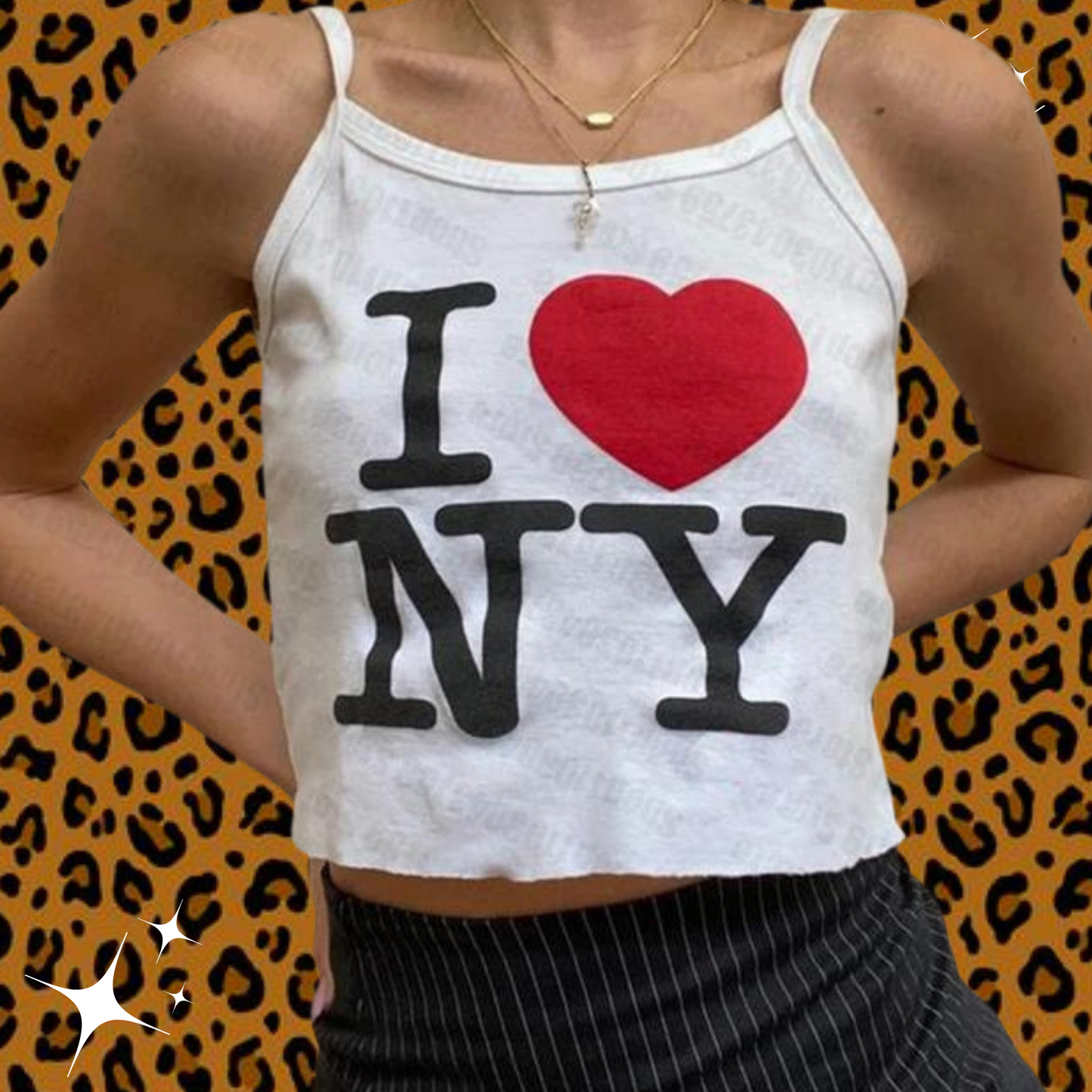 I Love NY Camisole Top Shirts & Tops PinkLimes Trending Streetwear