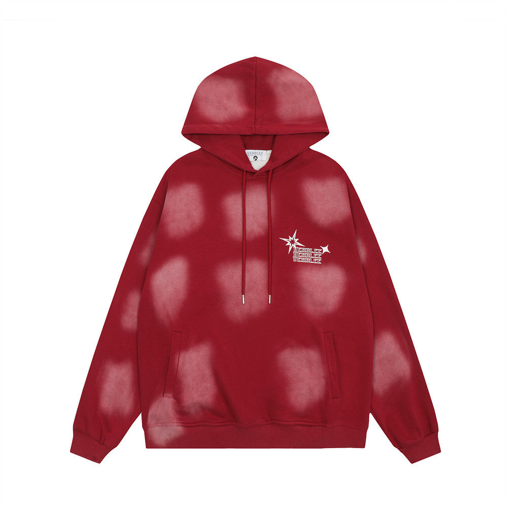 Verblee Washed Hoodie Red Shirts & Tops PinkLimes Trending Streetwear