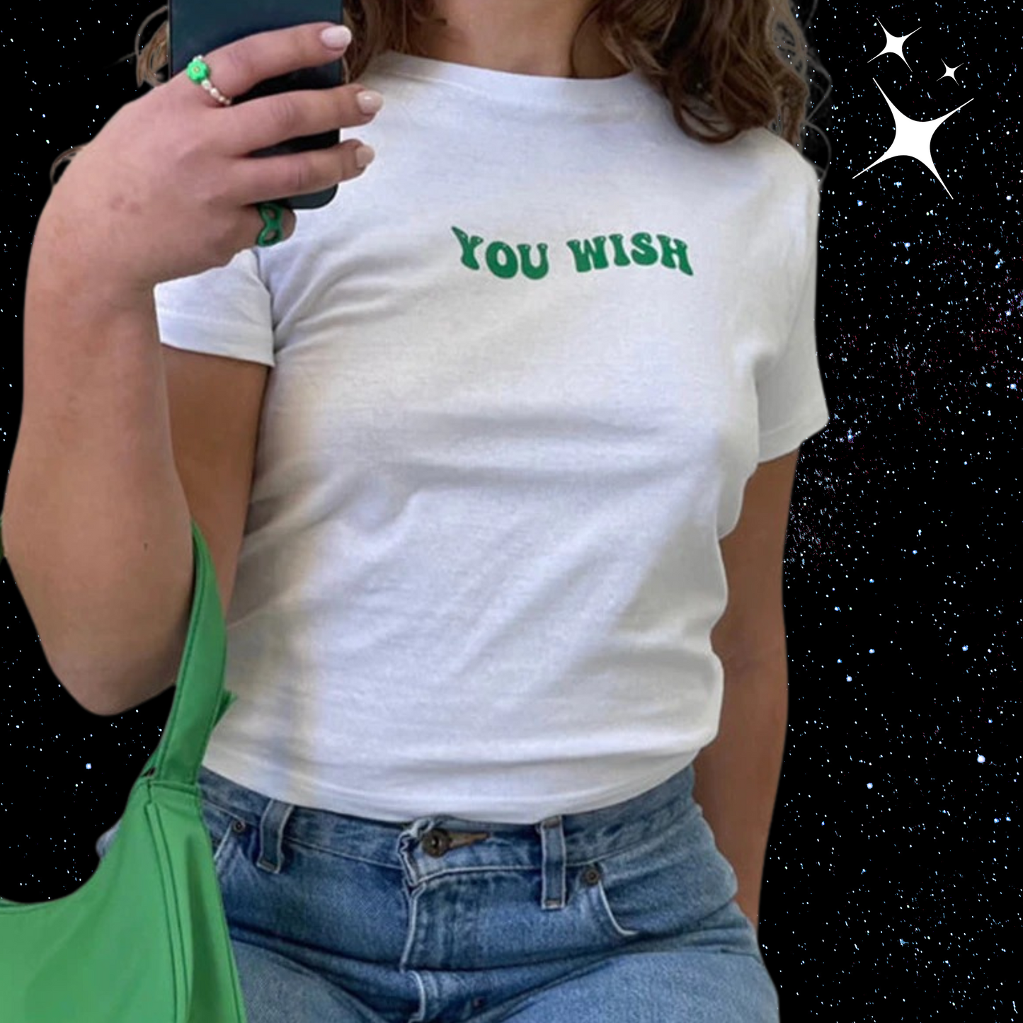 You Wish Crop Tee Shirts & Tops PinkLimes Trending Streetwear
