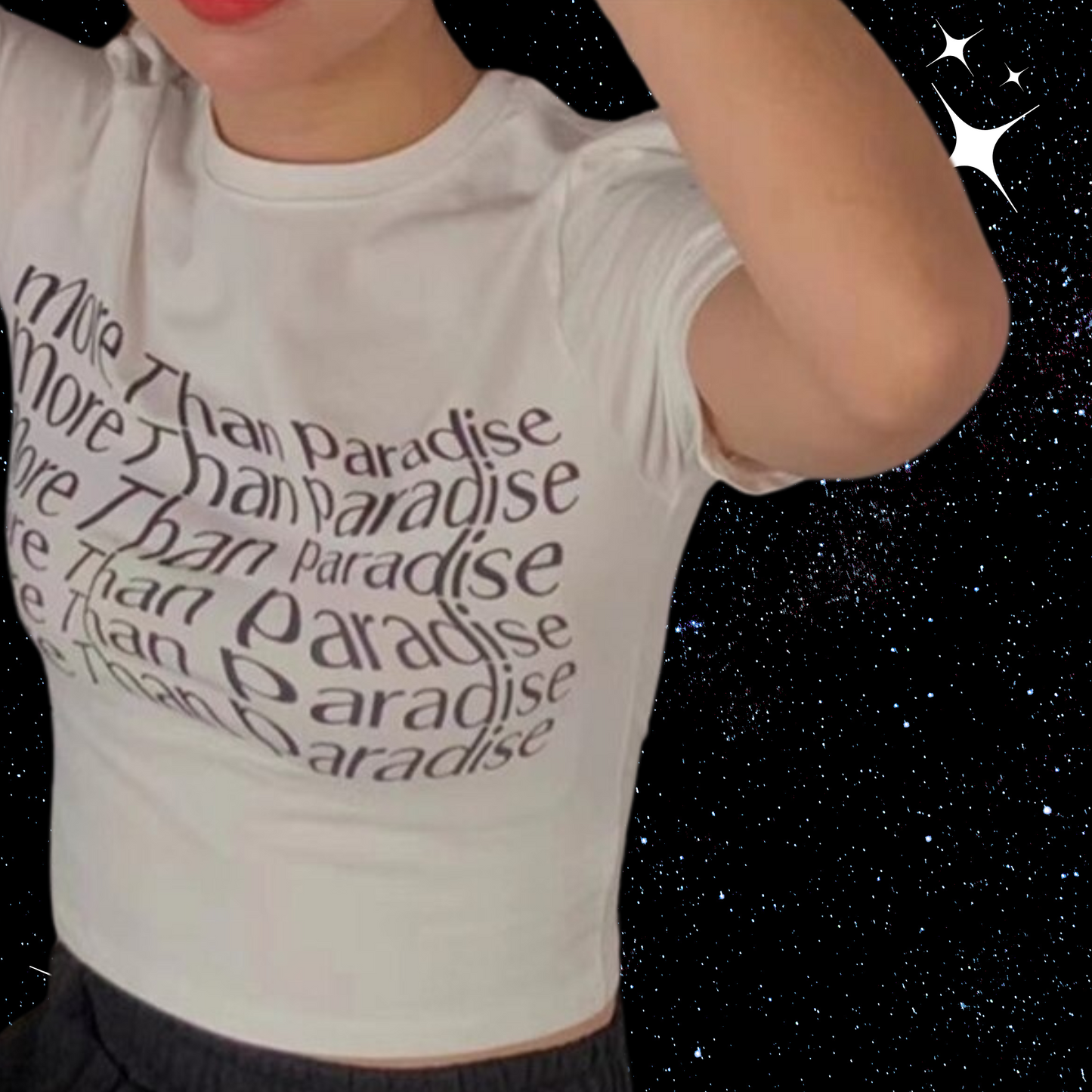 More Than Paradise Crop Tee Shirts & Tops PinkLimes Trending Streetwear