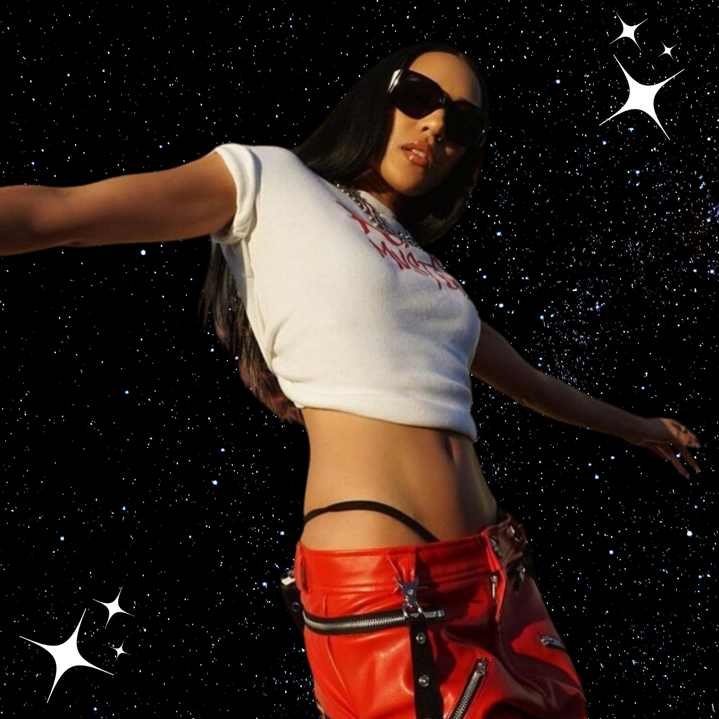 Romeo Must Die Crop Tee Shirts & Tops PinkLimes Trending Streetwear
