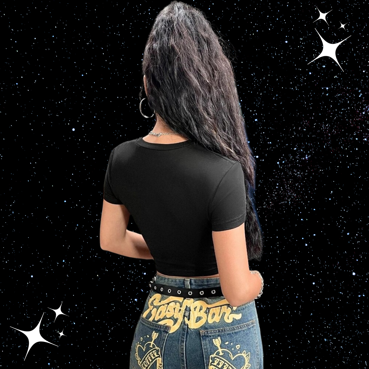 Angel Heart Gothic Crop Tee Shirts & Tops PinkLimes Trending Streetwear