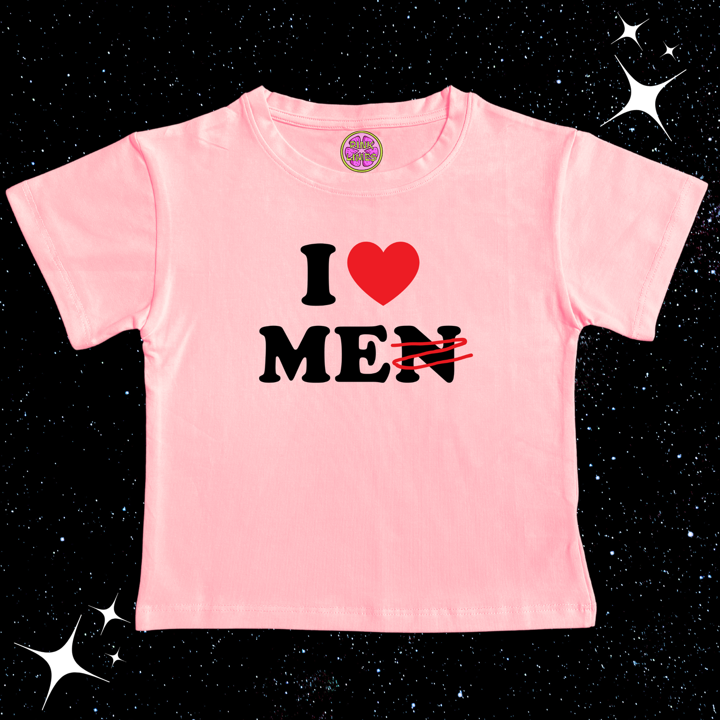 I Love Me Crop Tee Pink Shirts & Tops PinkLimes Trending Streetwear
