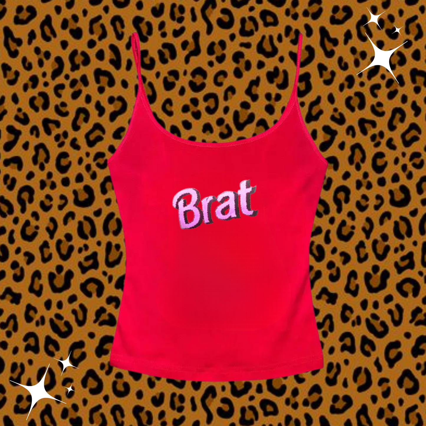 Brat Camisole Top Red Shirts & Tops PinkLimes Trending Streetwear