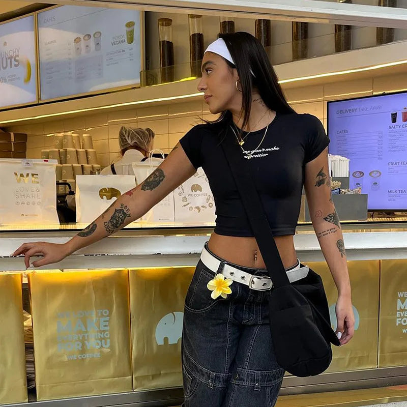 Hating Me Wont Make You Pretty Crop Tee PinkLimes Trending Streetwear