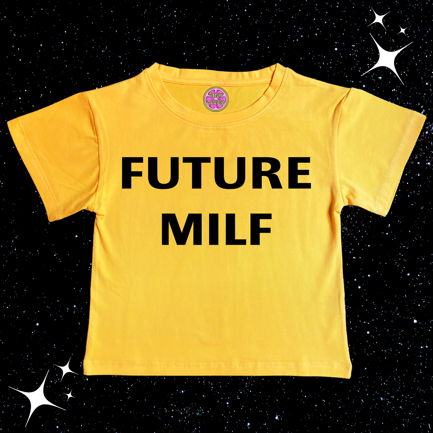 Future MILF Crop Tee Shirts & Tops PinkLimes Trending Streetwear