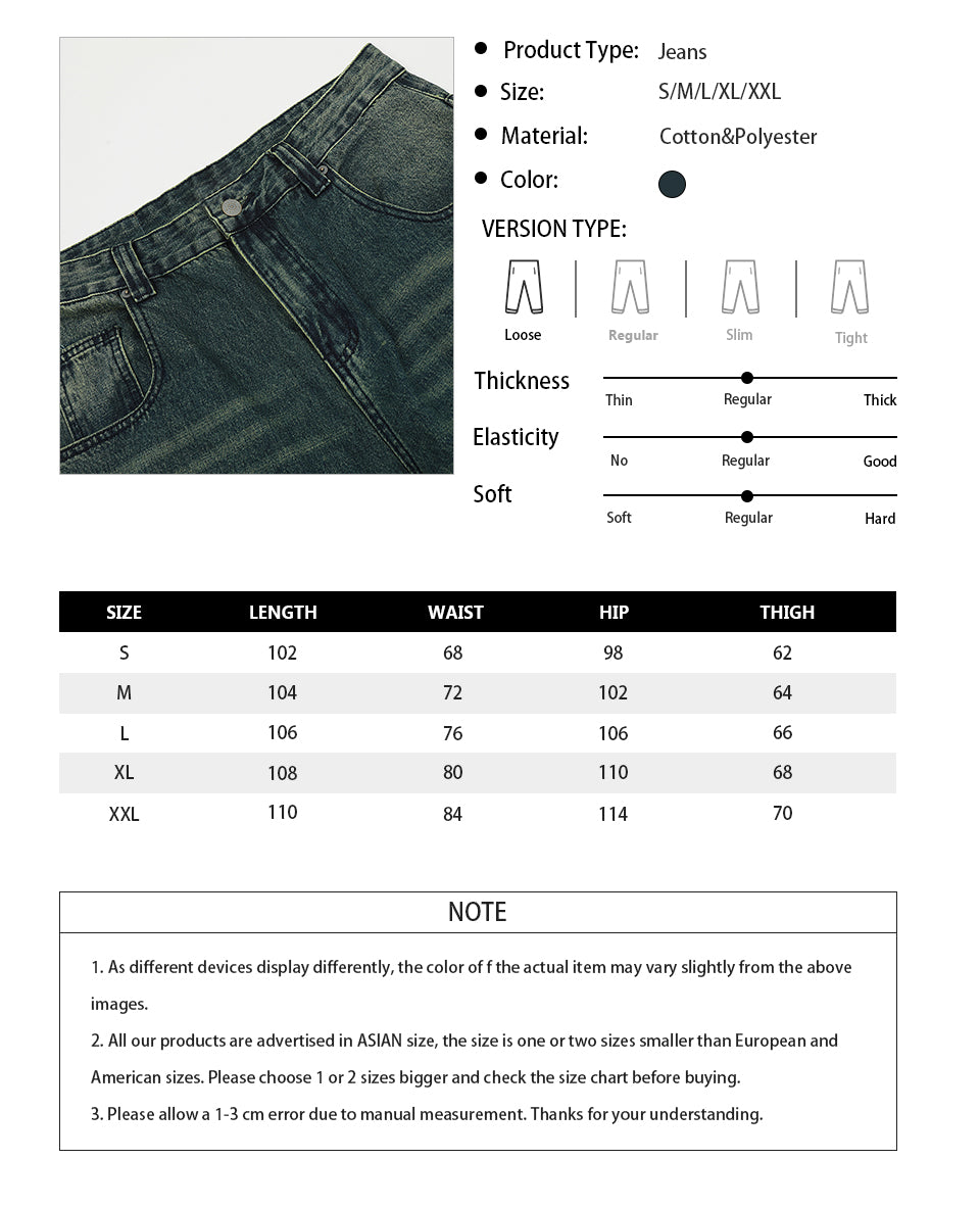 Deep Grey Straight-Leg Denim Jeans PinkLimes Trending Streetwear