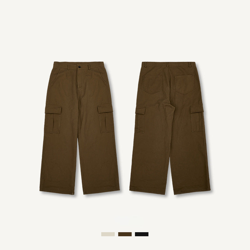 Wide Leg Workwear Cargo Pants PinkLimes Trending Streetwear