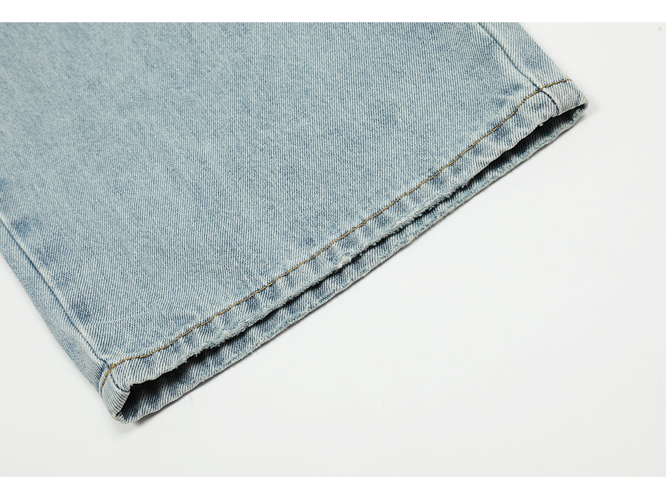 Blue Cargo Jeans PinkLimes Trending Streetwear