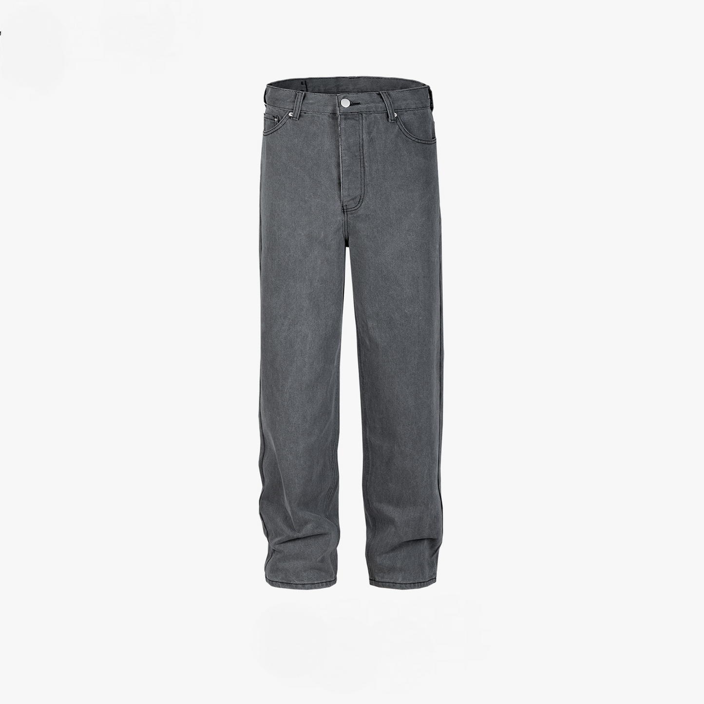 Archive‑Washed Wide Leg Dad Jeans Gray PinkLimes Trending Streetwear