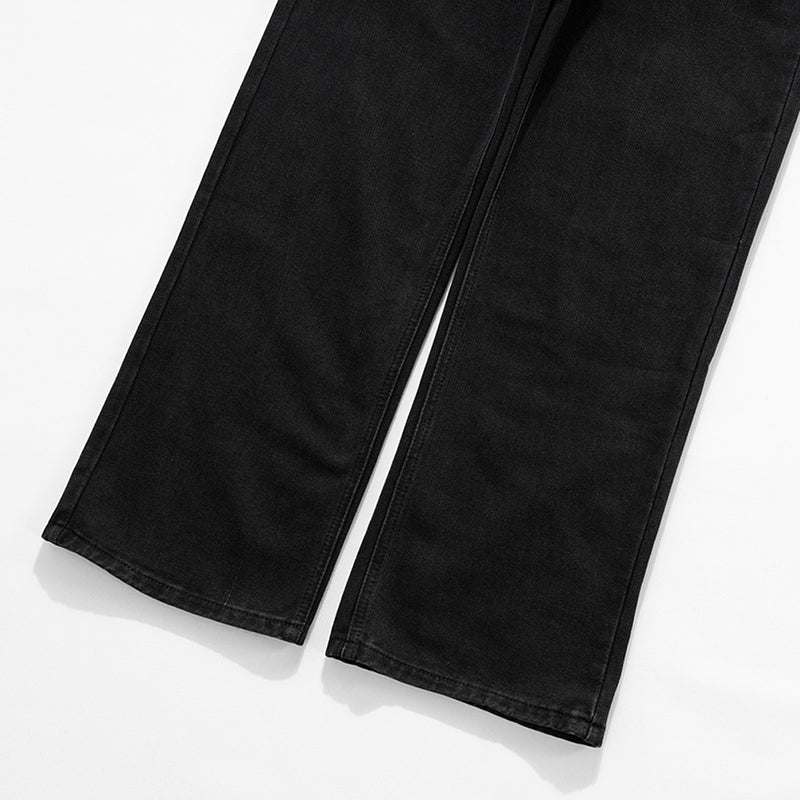 Urban Black X Embroidered Pocket Jeans PinkLimes Trending Streetwear
