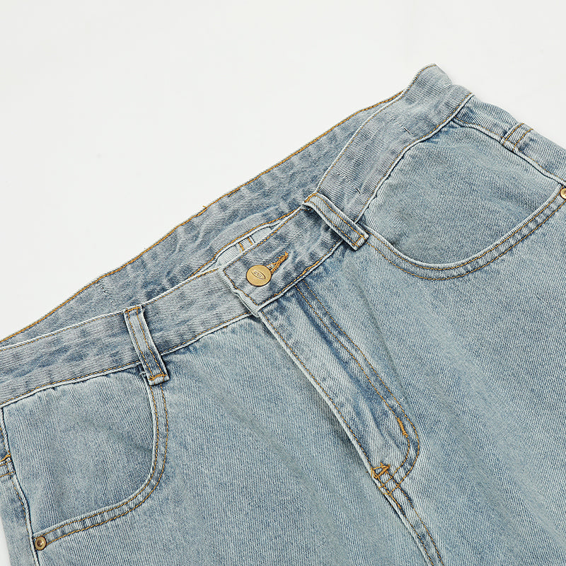 Blue Cargo Jeans PinkLimes Trending Streetwear