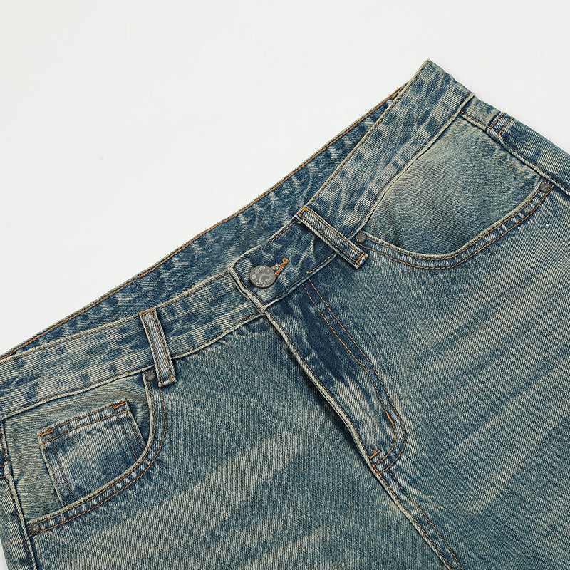 Loose Ripped Loose Denim Jeans PinkLimes Trending Streetwear