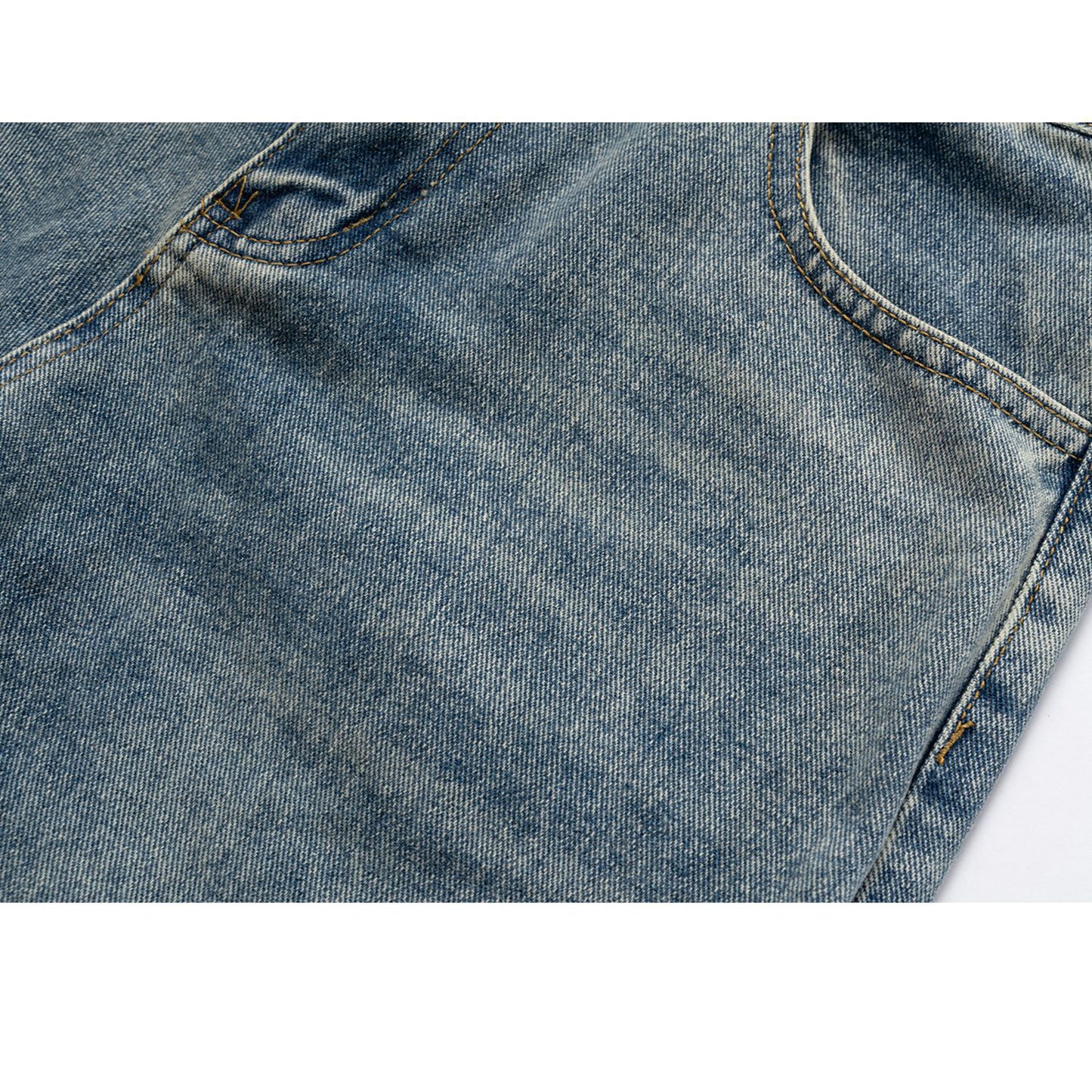 Heavy Wash Old Button Wide Leg Jeans PinkLimes Trending Streetwear
