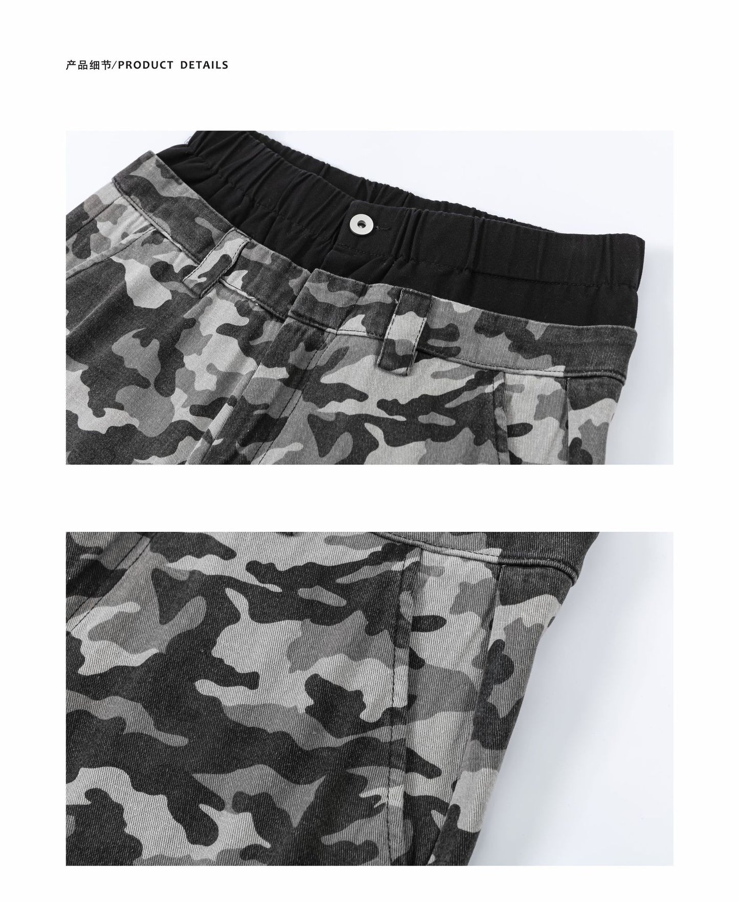 Double Waist Camouflage Cargo Pants PinkLimes Trending Streetwear