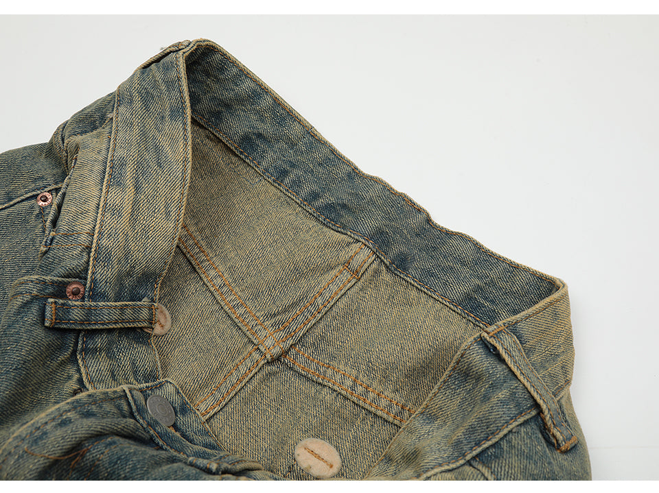 Straight-legged Washed Denim Jeans PinkLimes Trending Streetwear