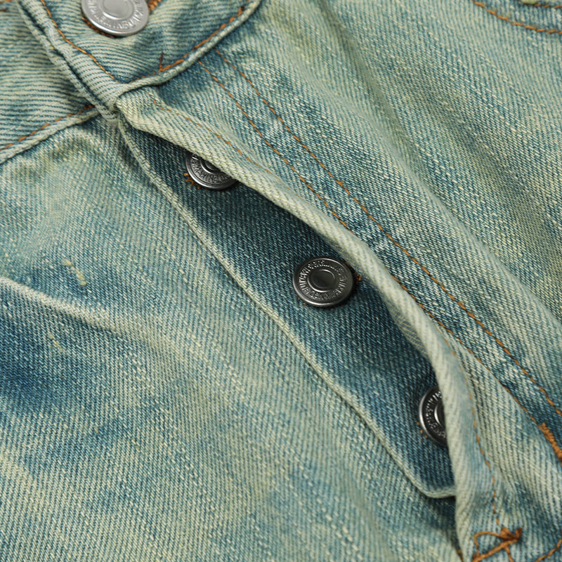 Ripped Denim Jeans PinkLimes Trending Streetwear
