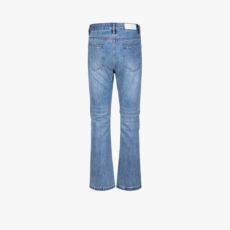 White Washed Slim Stitch Jeans PinkLimes Trending Streetwear