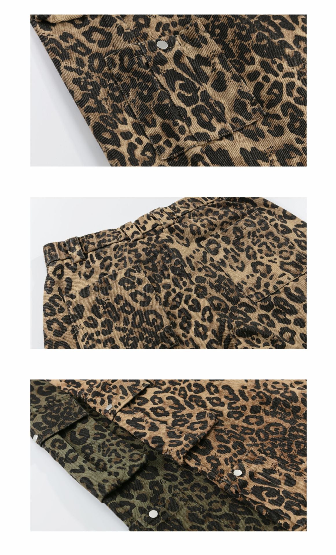Leopard Print Cargo Pants PinkLimes Trending Streetwear