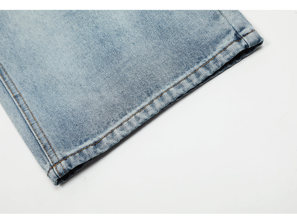 Splash-Ink Ripped Jeans PinkLimes Trending Streetwear