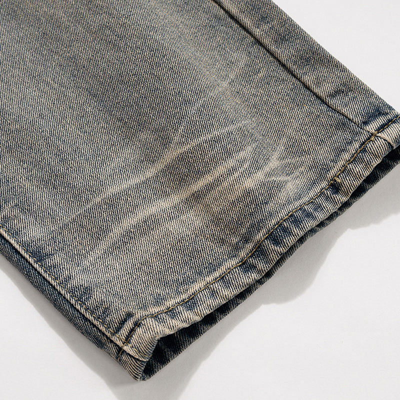 Vintage Wash Straight-Leg Jeans PinkLimes Trending Streetwear