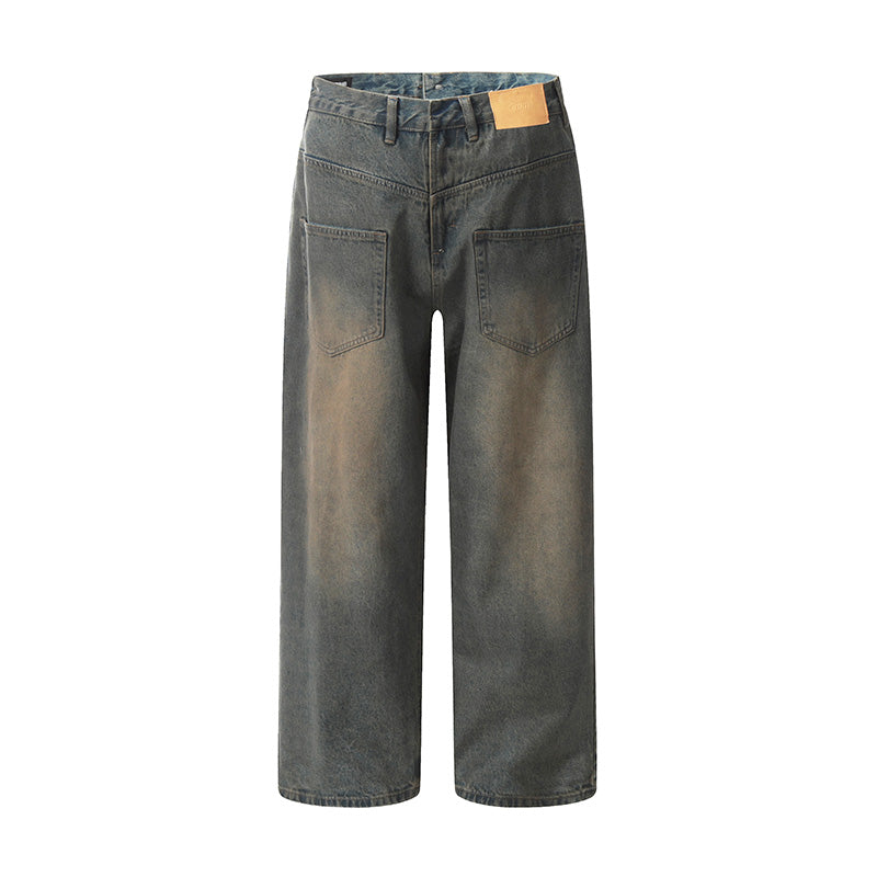 Baggy Distressed Jeans Auburn PinkLimes Trending Streetwear