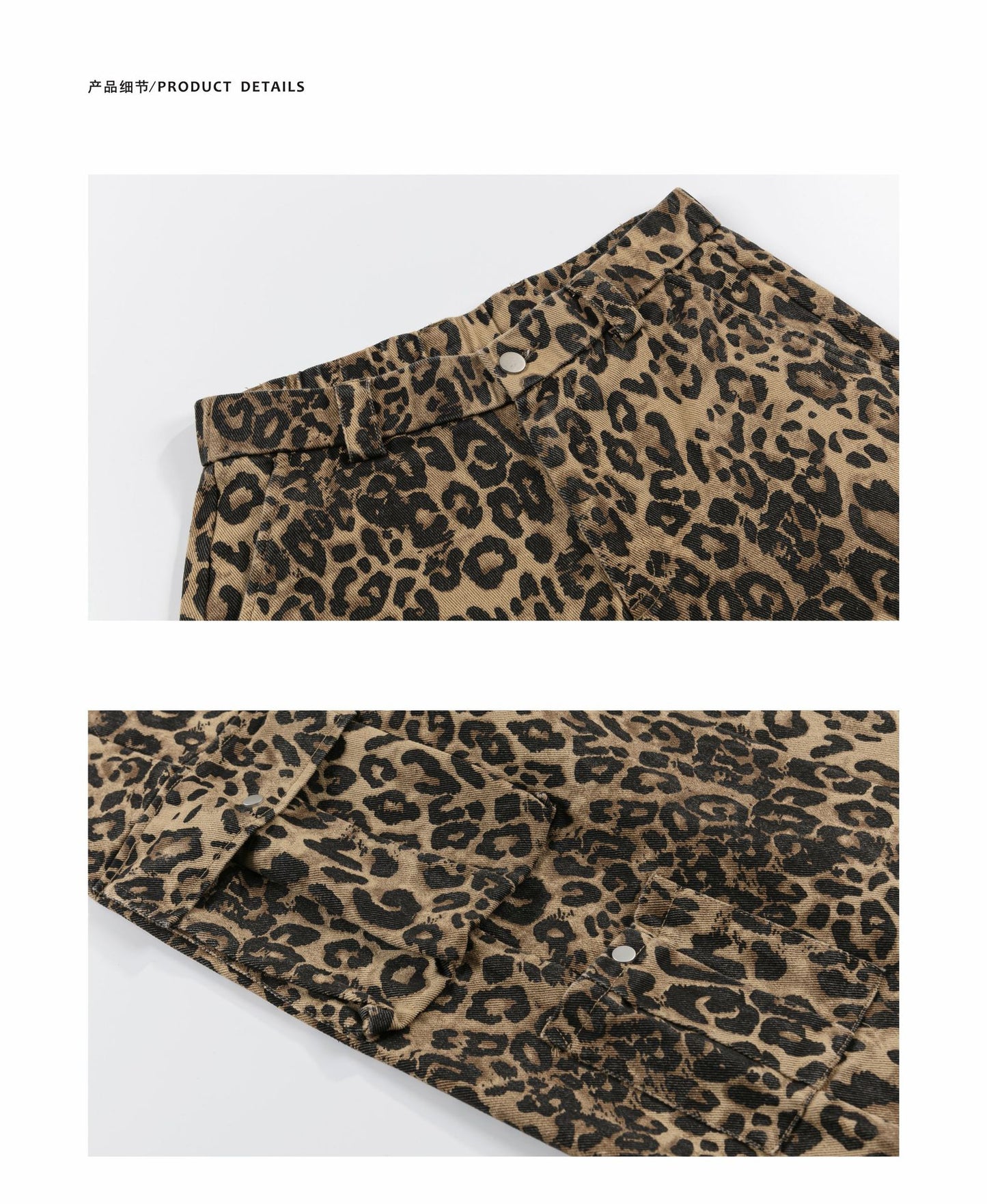 Leopard Print Cargo Pants PinkLimes Trending Streetwear