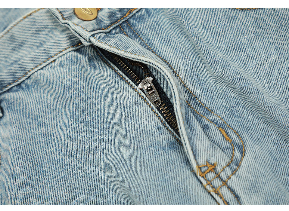 Blue Cargo Jeans PinkLimes Trending Streetwear