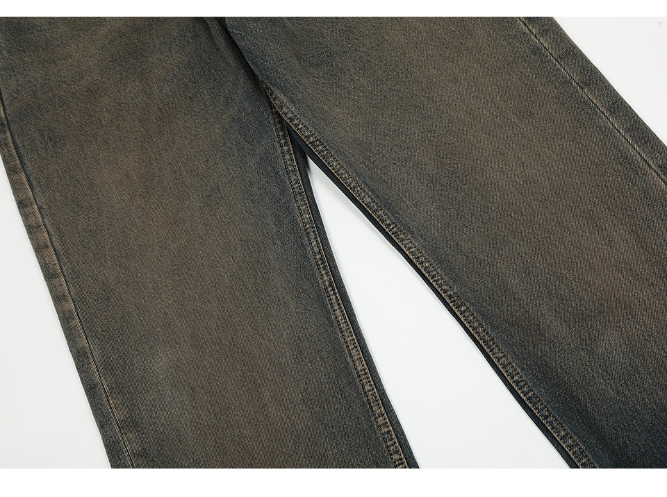 Loose Fit Distressed Straight-Leg Jeans PinkLimes Trending Streetwear