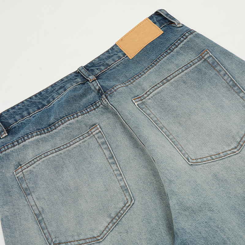 Ripped Pocket Denim Jeans PinkLimes Trending Streetwear