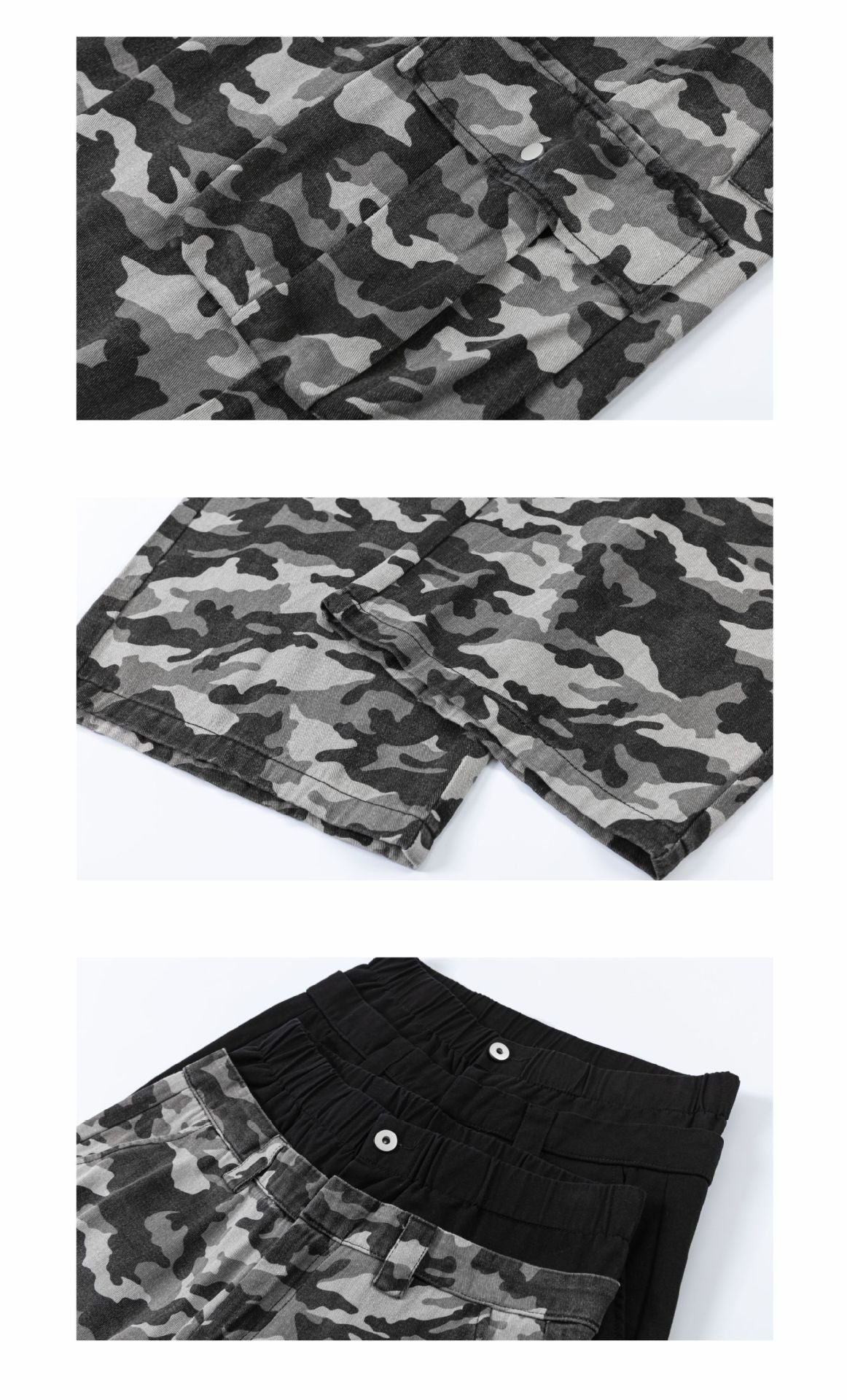 Double Waist Camouflage Cargo Pants PinkLimes Trending Streetwear