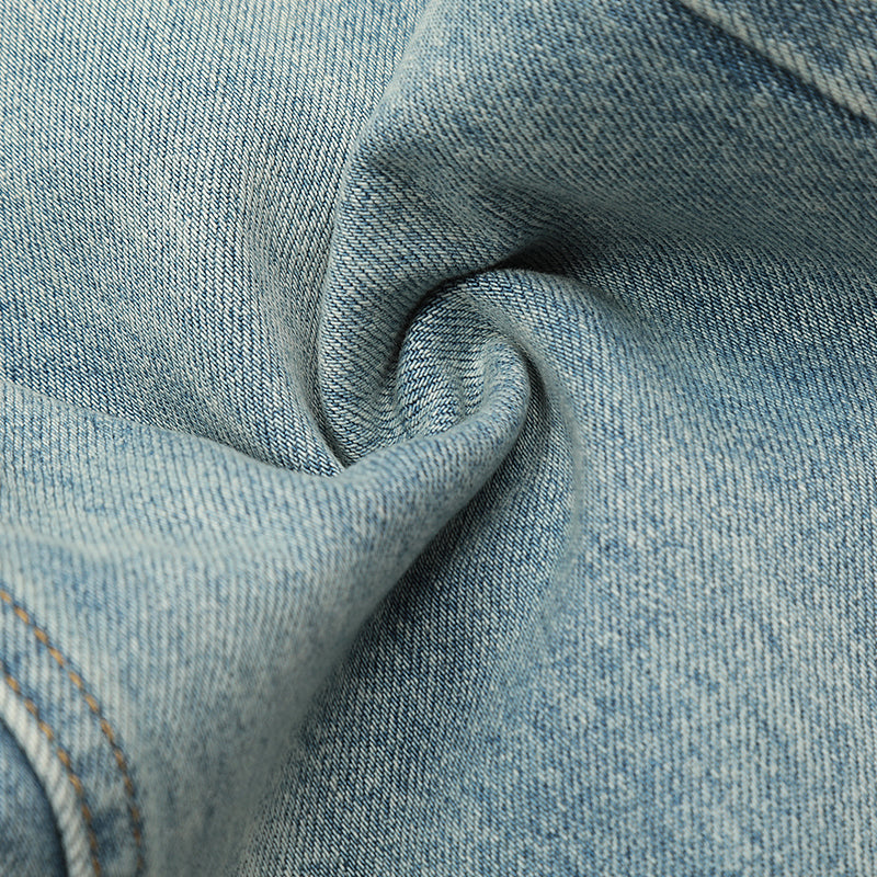 Straight-Leg Ripped Streetwear Jeans PinkLimes Trending Streetwear