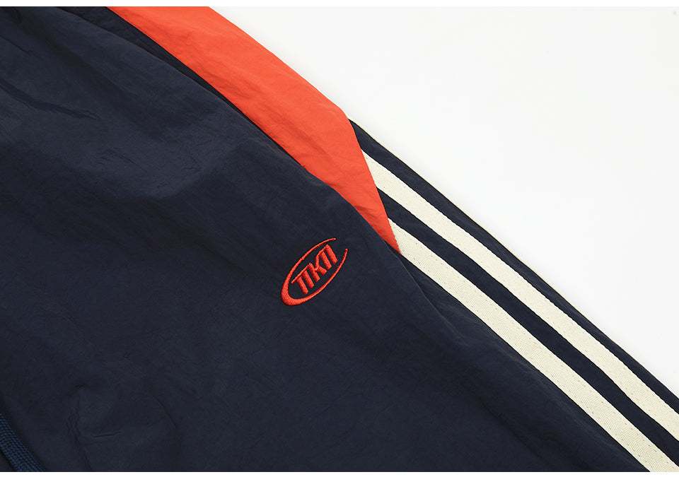 Contrast Side Stripe Track Cargo Pants PinkLimes Trending Streetwear