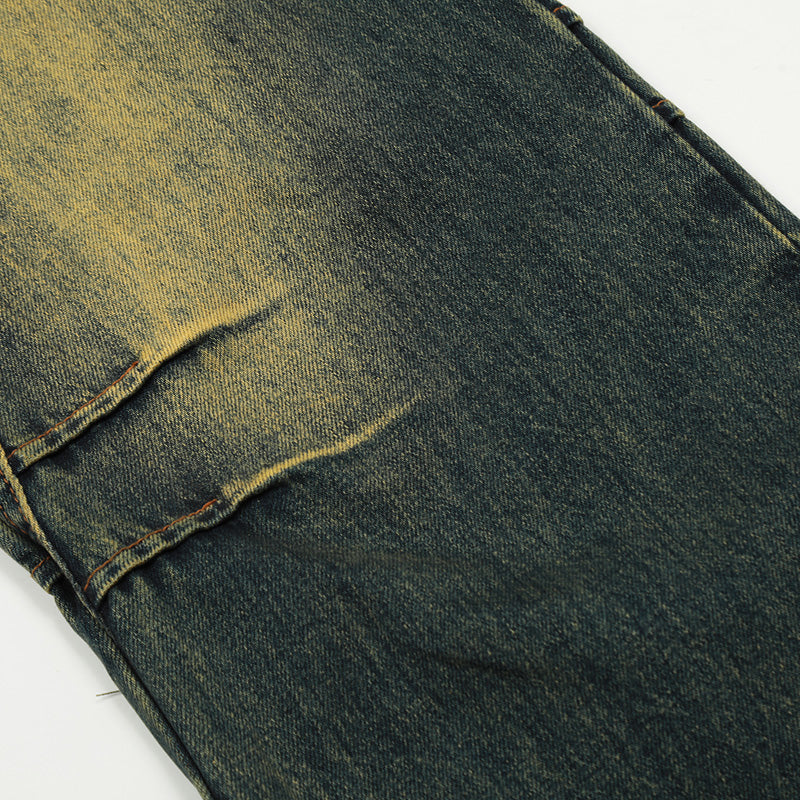Patchwork Pocket Distressed Denim Jeans PinkLimes Trending Streetwear