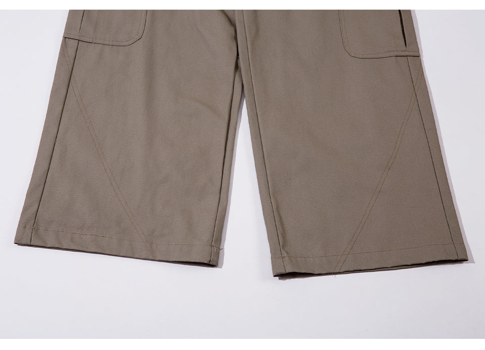 Solid Color High Waist Cargo Pants PinkLimes Trending Streetwear