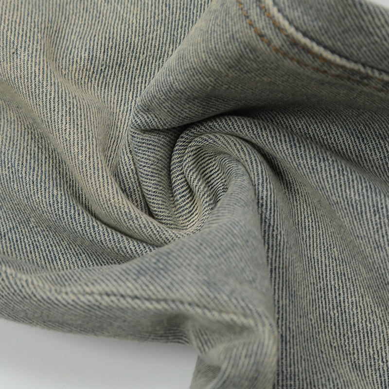 Washed Snap-Hem Straight Leg Jeans PinkLimes Trending Streetwear